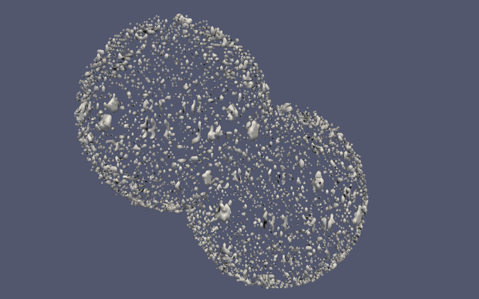Discrete set of points on ellipse boundary