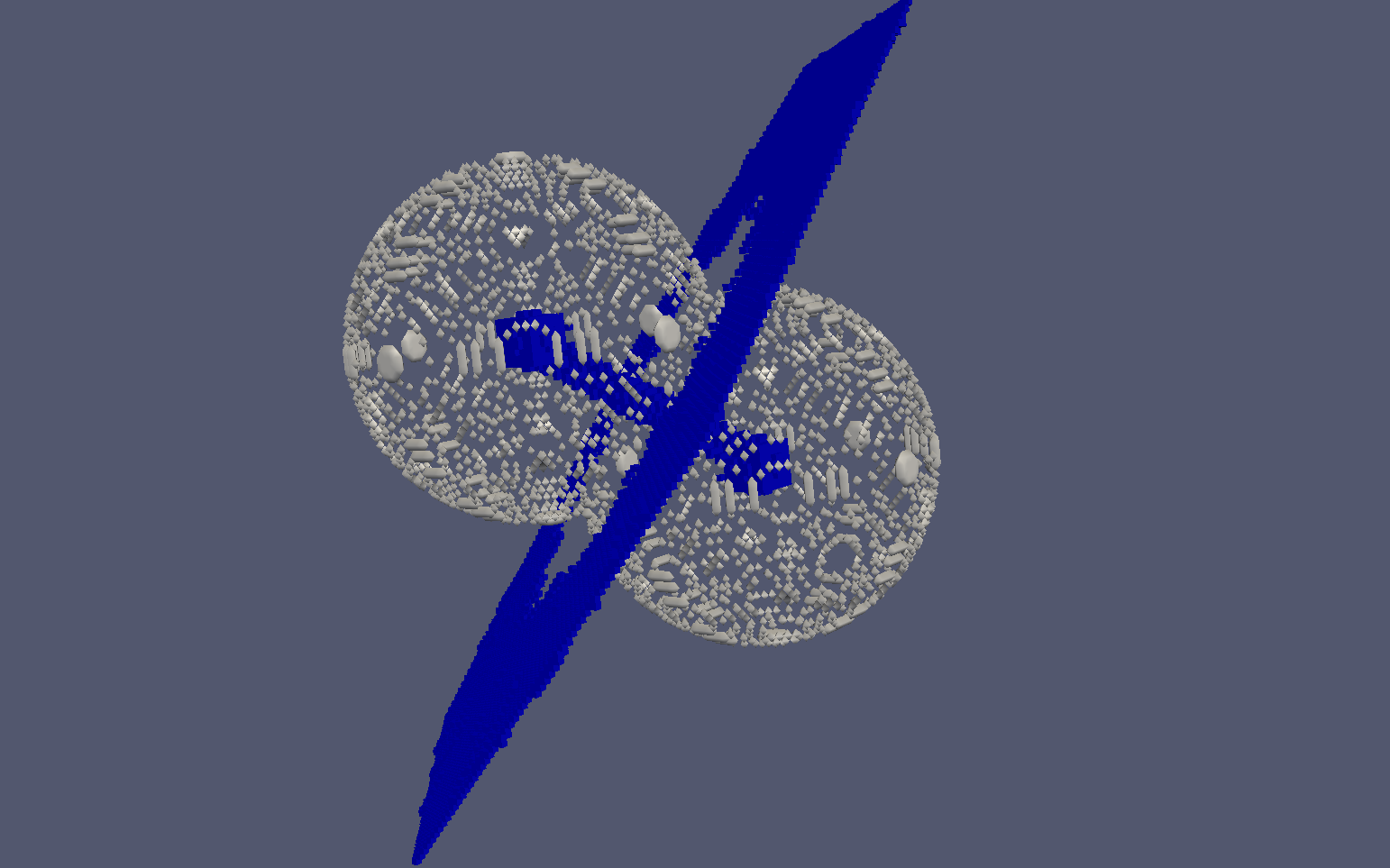 Discrete set of points on ellipse boundary