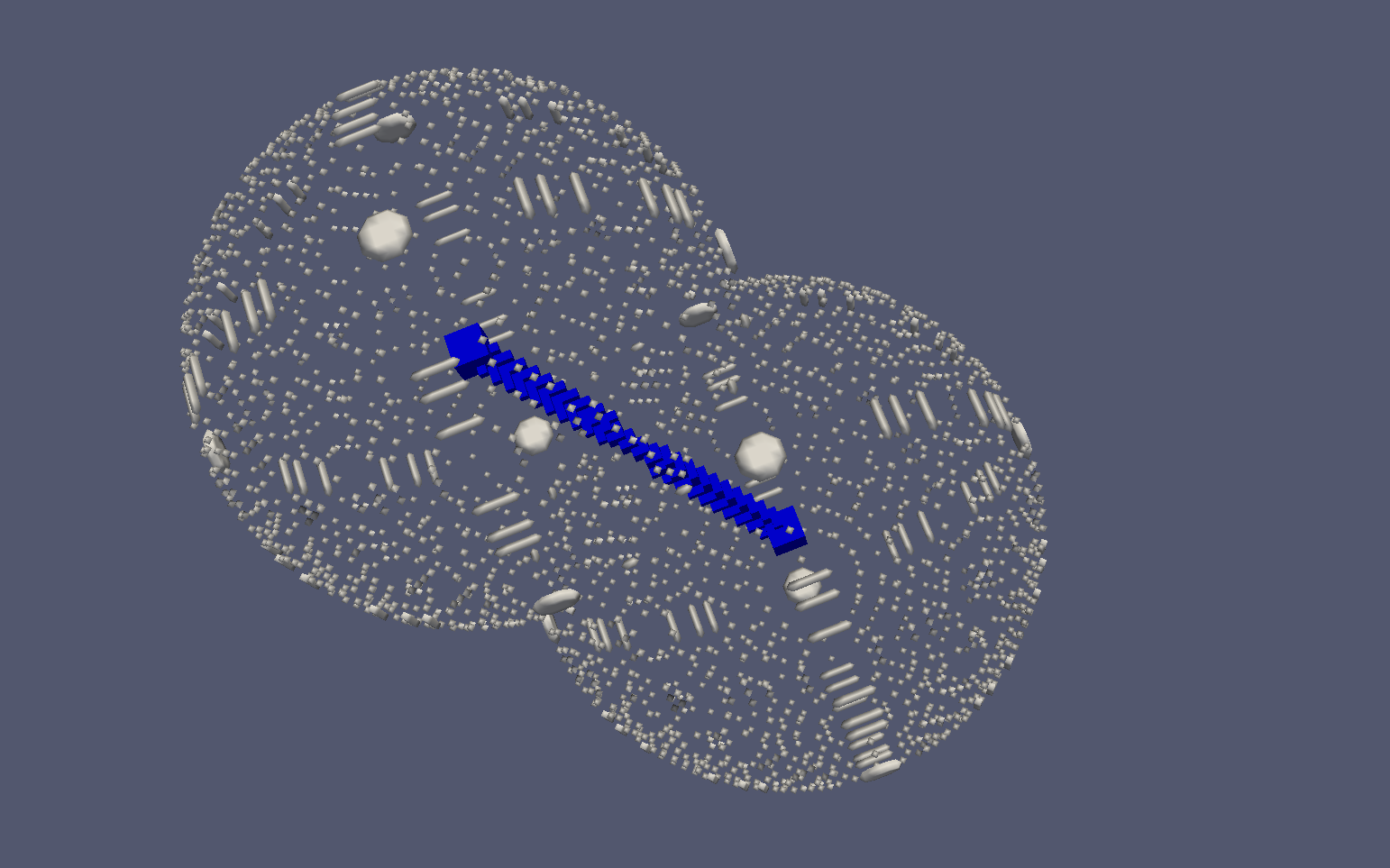 Discrete set of points on ellipse boundary