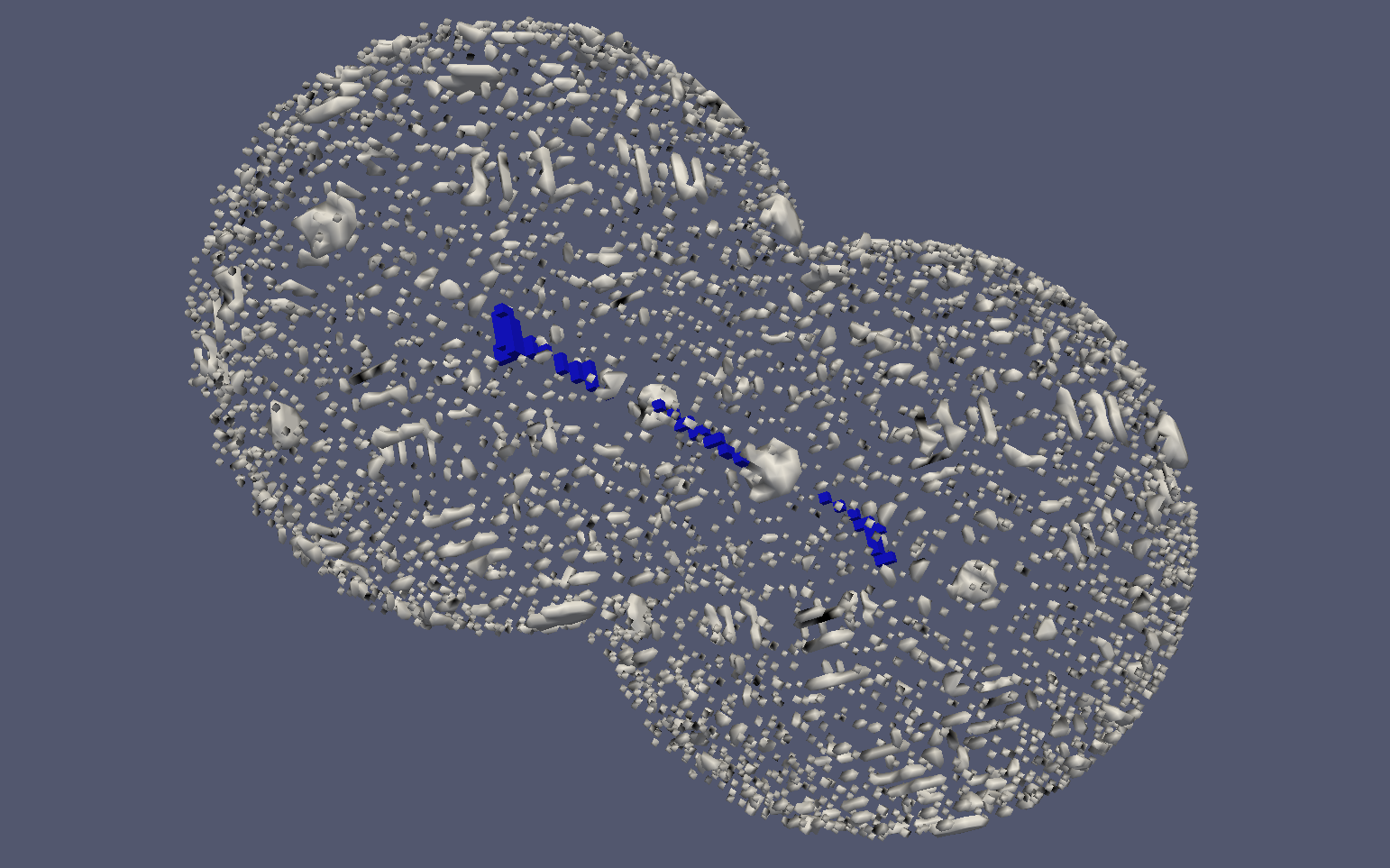 Discrete set of points on ellipse boundary